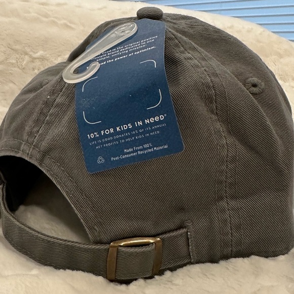 Life Is Good Gray Flower Hat - Picture 5 of 10